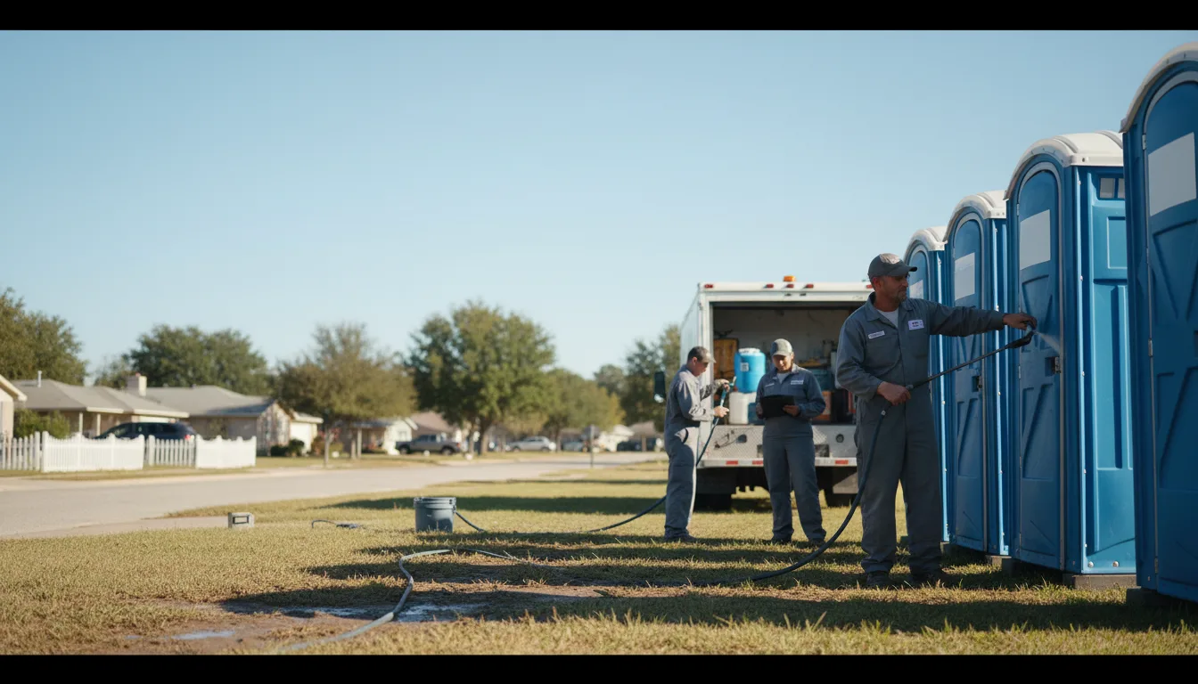 Long-Term Portable Toilet Rental in Ludowici, GA near me